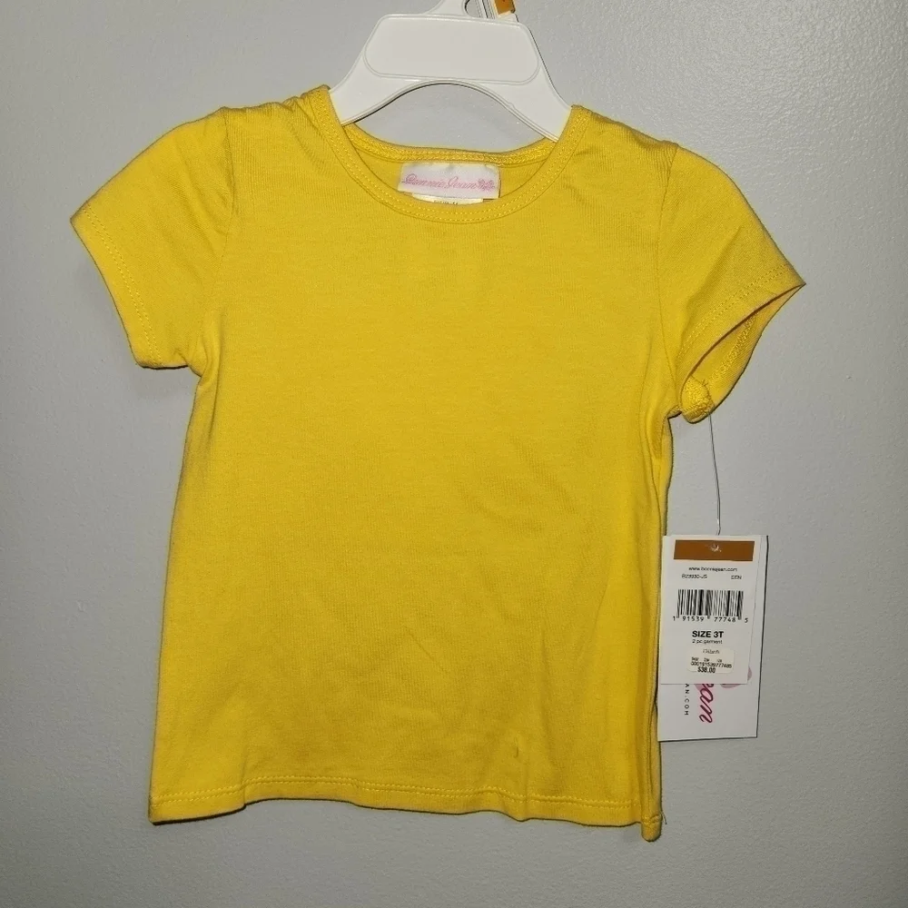 Bonnie Jean NWT 2 pc set Denim Dress and T-shirt 3T - Picture 4 of 8